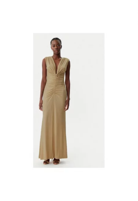 Дамска рокля - Ринасименто - 305318053 - Полиестер - Златен