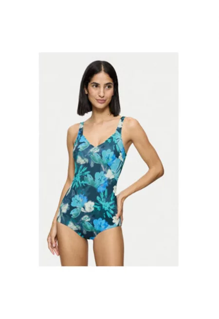 Дамски бански  10222342 - Полиамид/Еластан - 46979 - Син