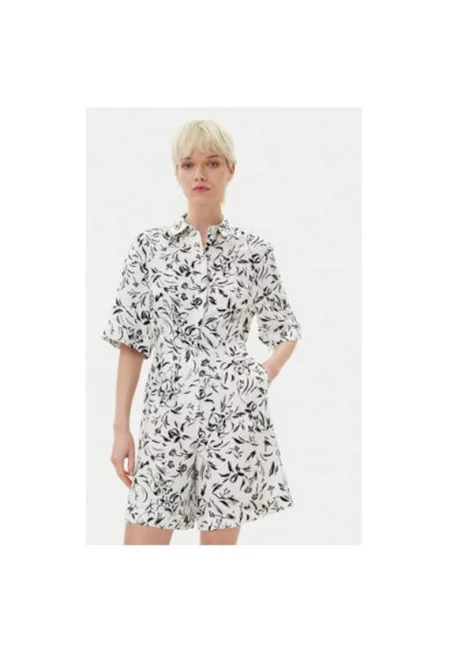 Дамски гащеризон  A2W13014 - Лен/Вискоза - 46 EU - Многоцветен