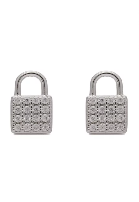Дамски обеци -  Сребристи - JFS00626040
