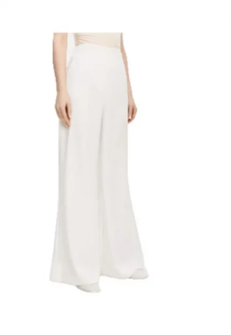 Дамски панталон  полиестер - бял