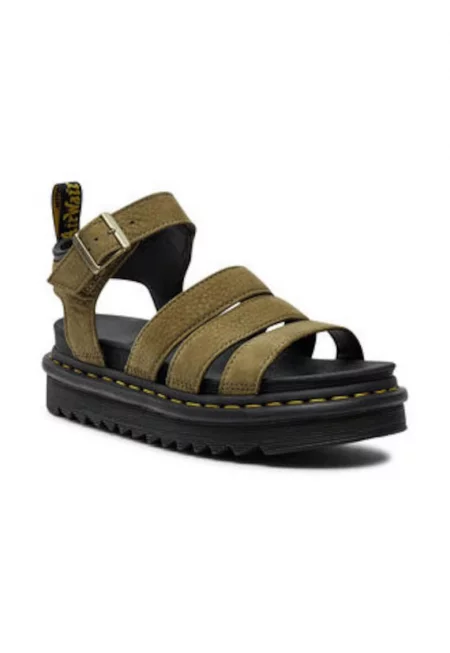 Дамски сандали - Dr Martens - 303781873 - естествена кожа - каки -