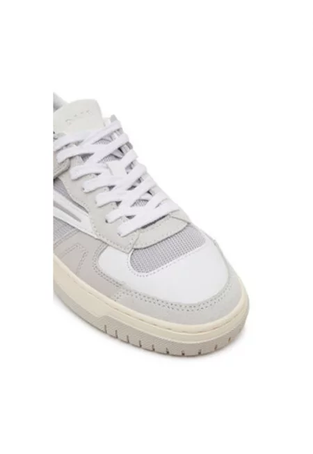 Дамски спортни обувки - W421-TC-NT - DATE - Естествена кожа - Сив