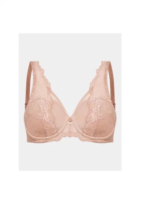Дамски сутиен -  303437244 - Полиестер/Полиамид/Еластан - Розов - Розово