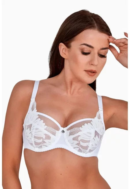 Дамски сутиен  полиамид/полиестер/еластан - бял