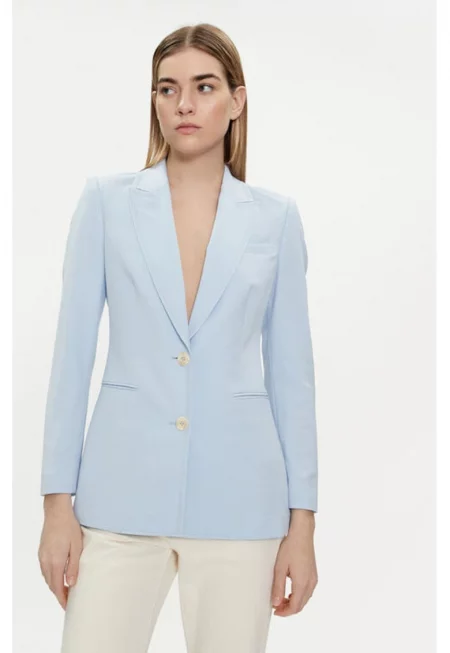 Дамско яке -  303813086 - Полиестер/Вискоза - Син - Син