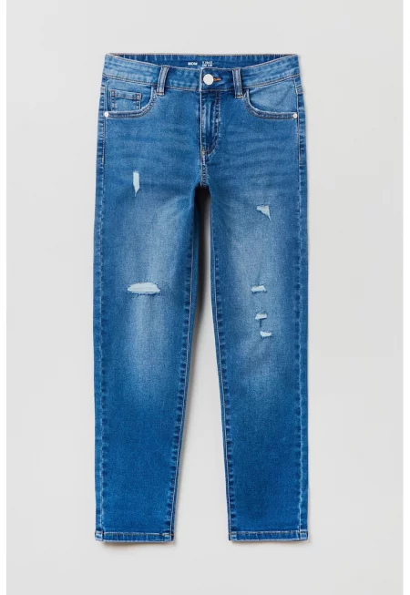 Дънки със захабен ефект