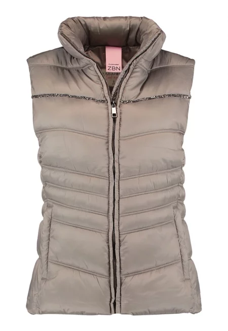 Елек с цип и изчистен десен