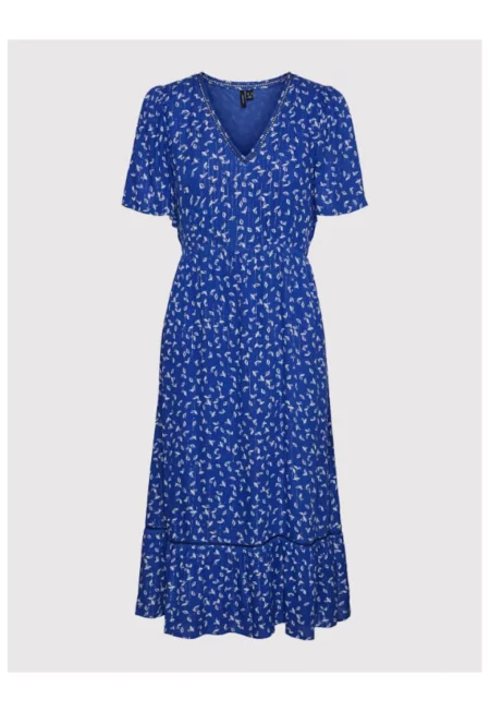 Ежедневна дамска рокля  300007815 Вискоза - Син