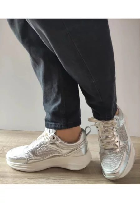 Ежедневни дамски обувки  Wsc250532-11 Сребрист - Сребрист