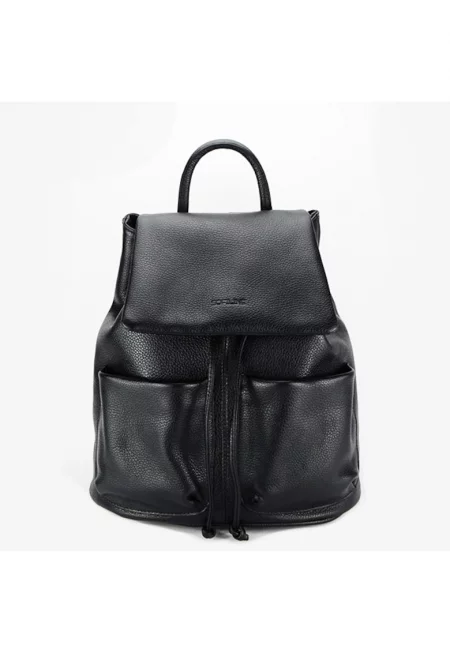 Голяма Премиум раница от естествена кожа 8948 Черна 14033