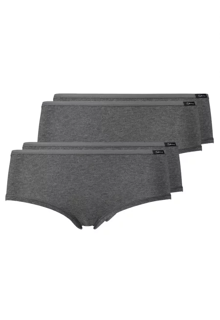 Хипстър с памук - 4 чифта - Сив