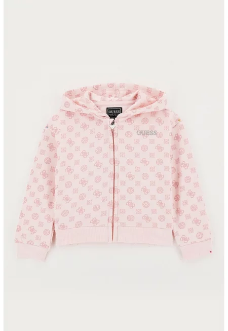 Худи с принт и цип