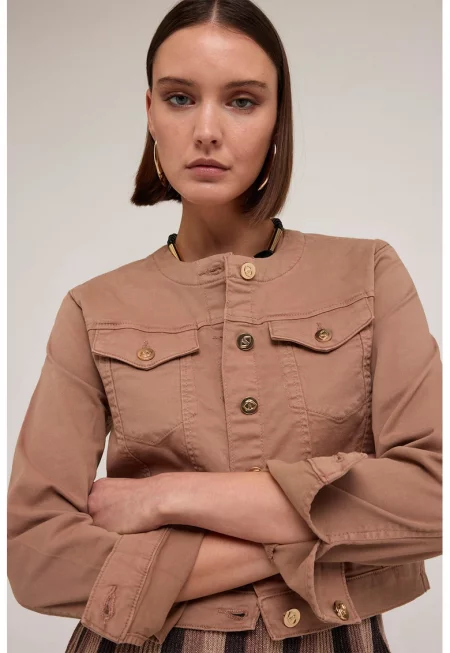 Късо дънково яке