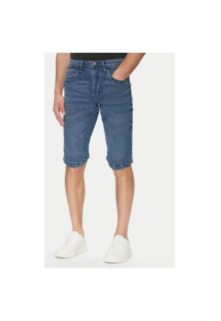 Мъжки дънкови къси панталони  INKEM 70-172 - Памук - Син - Син