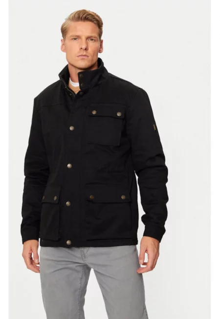 Мъжко яке - US Polo Assn. - 304797880 - Памук - Черно - Черен