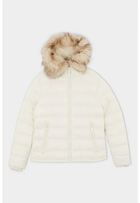 Подплатено зимно яке с еко пух
