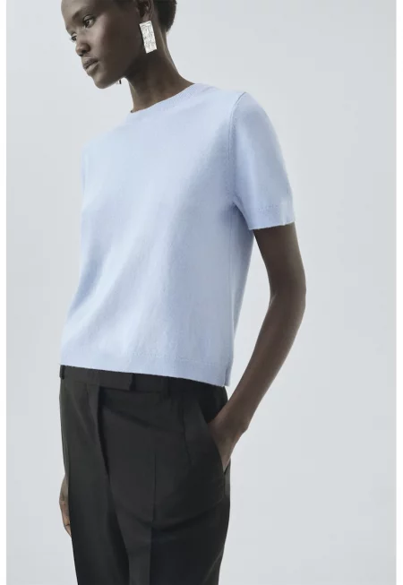 Пуловер от вълна и кашмир