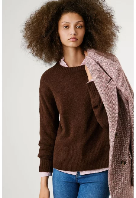 Пуловер с цепка