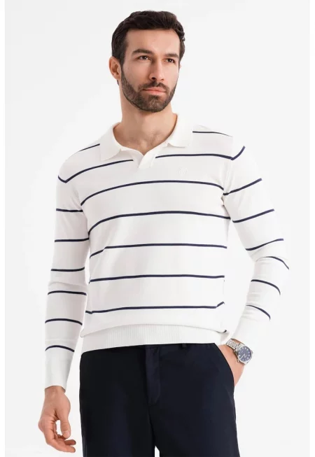 Раирана блуза с яка