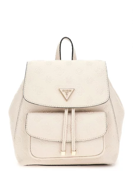 Раница Deesa от еко кожа с верижки - Бежов