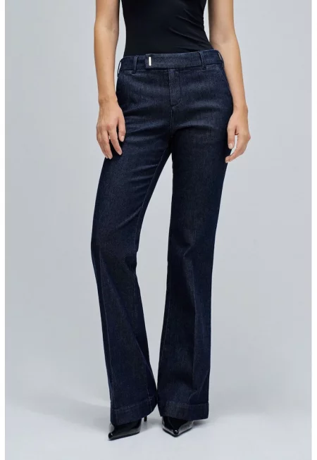 Разкроени дънки - Тъмносин