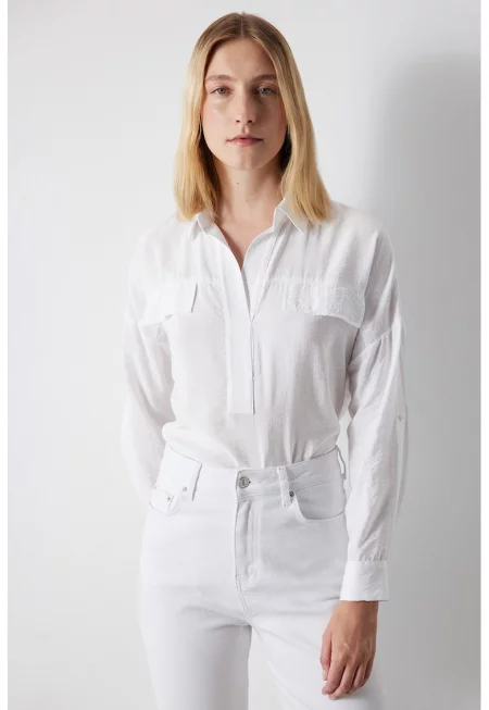 Риза с дълги ръкави