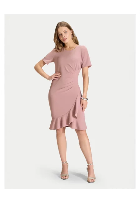 Rochie cocktail  roz - Розово