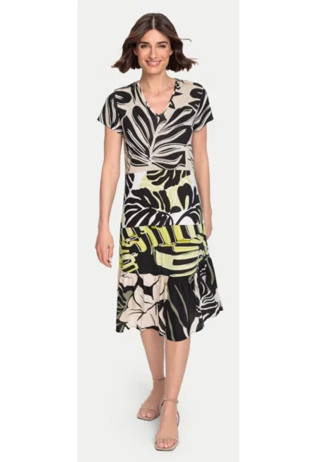 Рокля -  67065 - Памук - Многоцветна