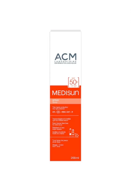 Слънцезащитен спрей Medisun SPF50+ - 200 мл
