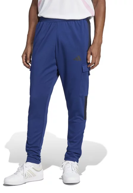 Спортен джогър с лого - Черен/Тъмносин