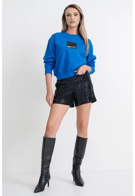 Суитшърт от органичен памук с лого