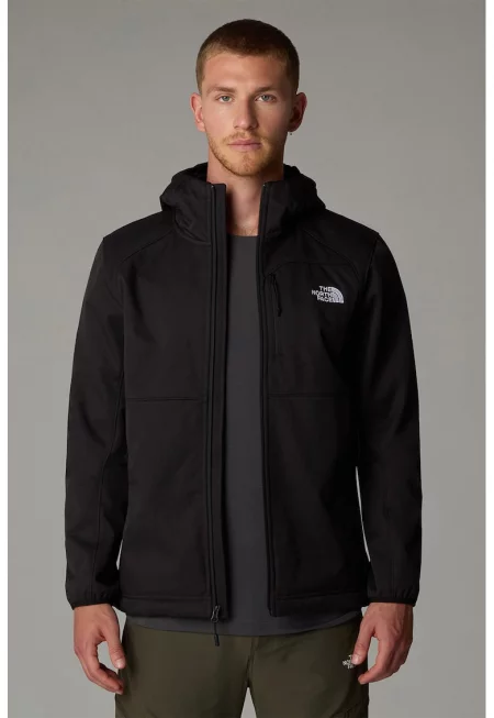 Ветроустойчиво хайкинг яке Quest - Бял/Черен