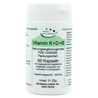 Vitamin K + D + B - Витамин K + D + B, 60 капсули