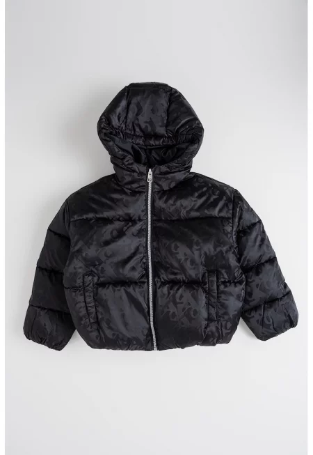 Зимно капитонирано яке с принт