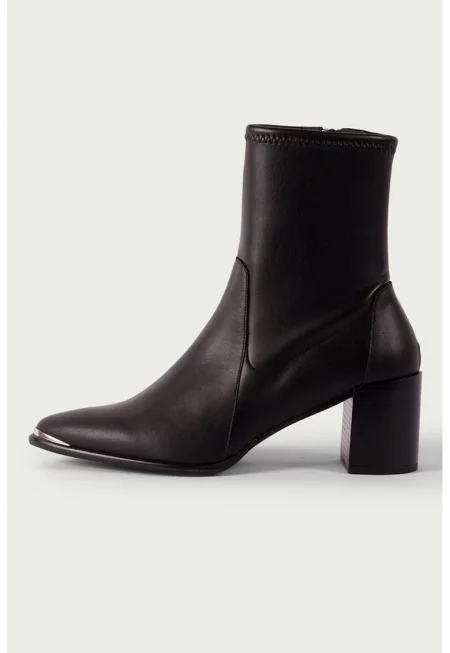 Боти с кожа - Черен