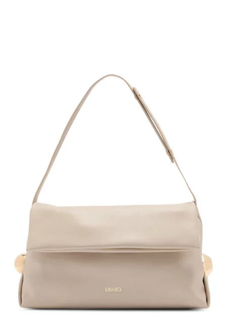 Чанта за рамо от еко кожа с капаче