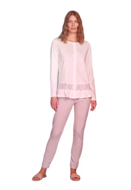 Дамска пижама с дълъг ръкав  8724