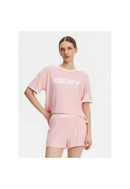 Дамска пижама  YI80039 - Полиестер - Розов