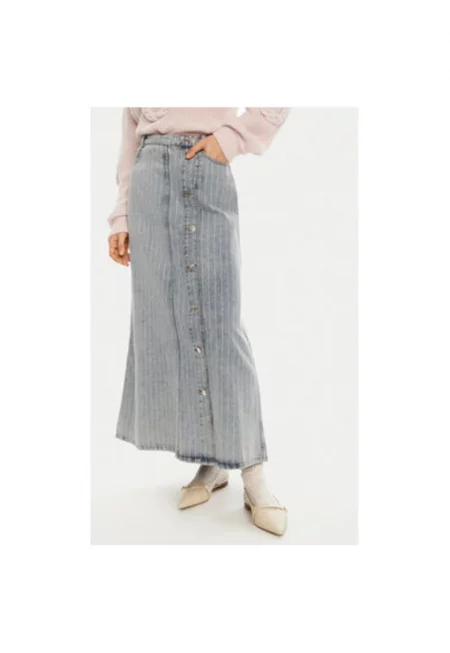 Дамска пола -  304891519 - Органичен памук - Син