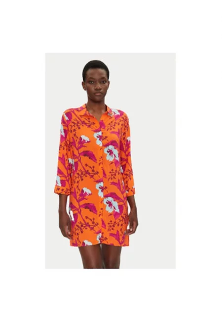 Дамска риза  C14YJ0 A01 - Вискоза - Розов - Розово