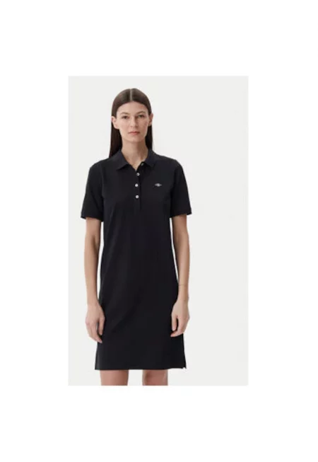 Дамска рокля  4201529 - Памук - Черен