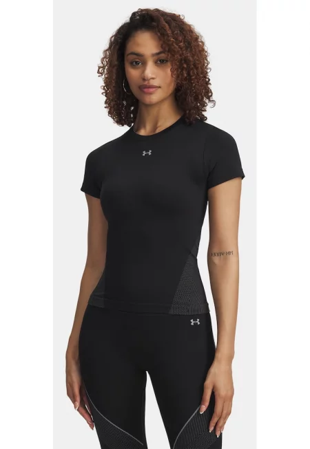 Дамска тениска Under Armour UA Vanish Seamless SS-BLK Черна