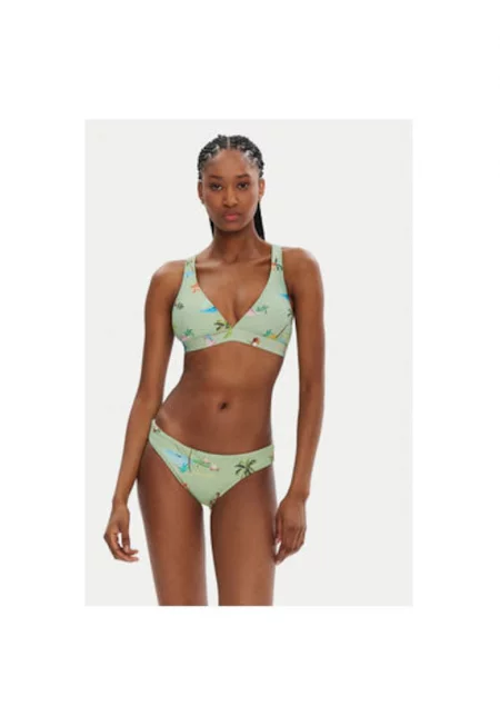 Дамски бикини -  304990786 - Найлон/Еластан - Зелен - Зелен