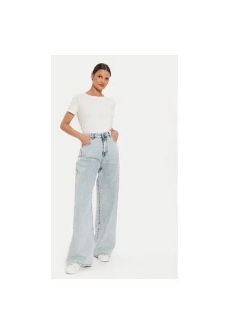 Дамски дънки -  304573798 - Памук - Син - Син