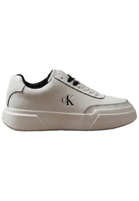 Дамски маратонки  Chunky Cupsole Derby Wl - Естествена кожа - Бяли - Бял