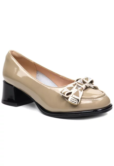 Дамски обувки Ф30 каки лак