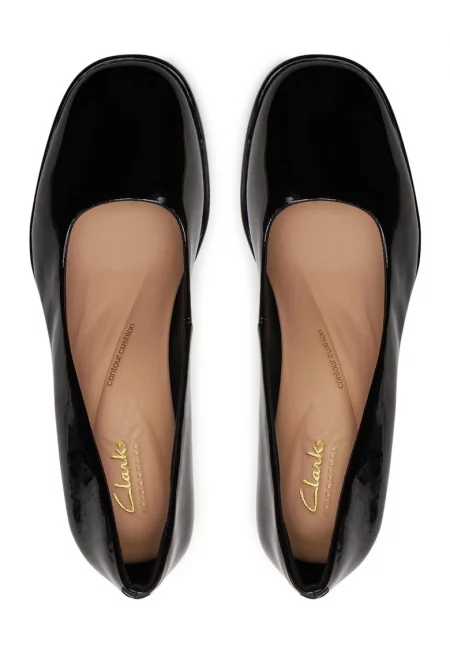 Дамски обувки  от естествена кожа - Черен