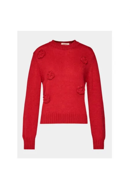 Дамски пуловер -  8000007756988 - Акрил/Полиамид/Мохер - Един размер INTL - Черен