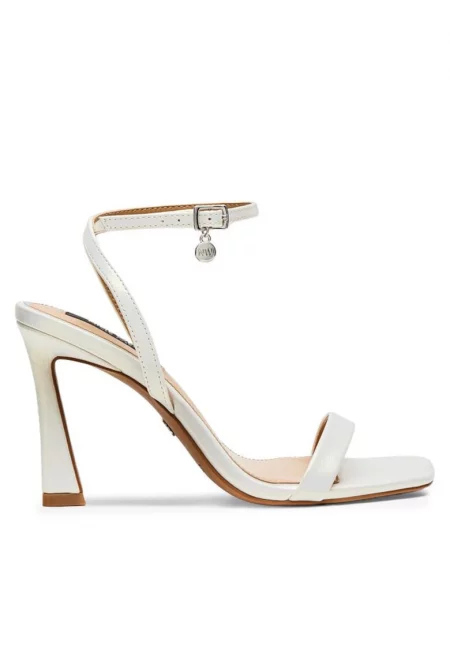 Дамски сандали  585657 Еко кожа Бели